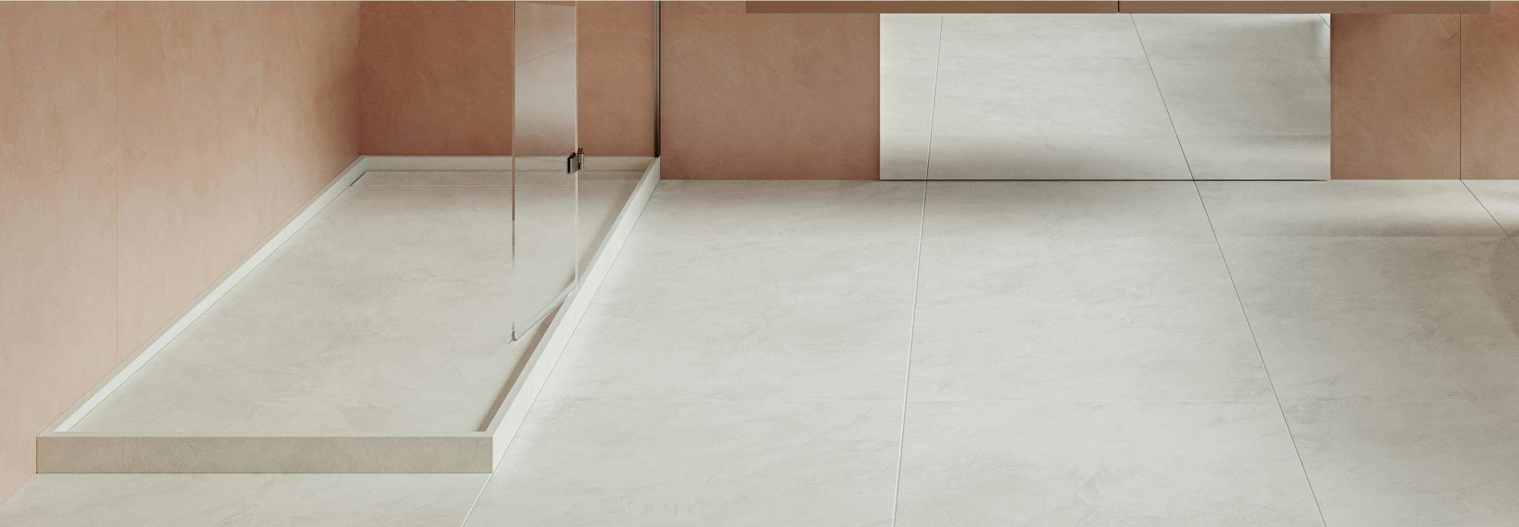 Dekton · Dusche und Wand